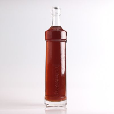 1000ml in stock high quality Transparent skull glass liquid bottle 