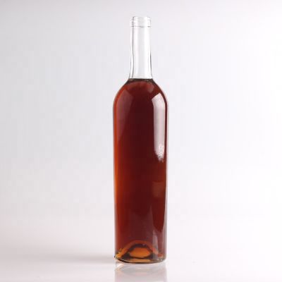 500ml classic design clear transparent liquor whiskey glass bottle 