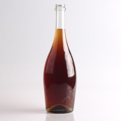 1000ml china factory good looking clear transparent napoleon brandy bottle 