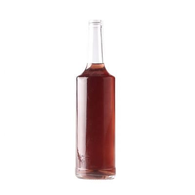 750Ml Wholesale Price Sophisticated Golden Lid Glass Bottle For Brandy 
