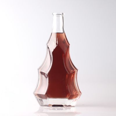 Low price delicate gift box old brandy bottle with polymer cap 