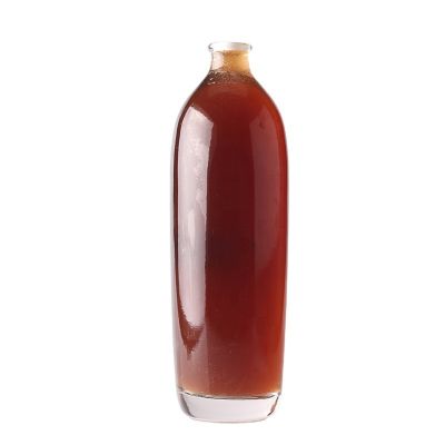 New Fancy Refinement Small Mouth Glass Bottle Round Shape Empty Water Glass Bottle For Closures 