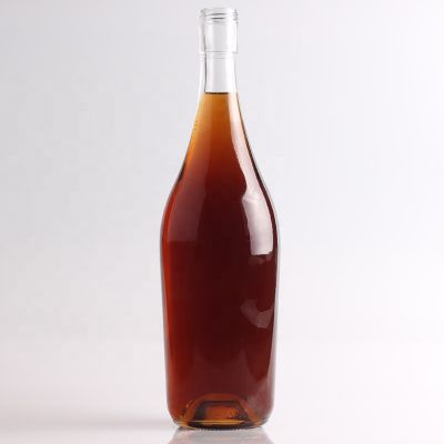 New Design 750ml Brandy Glass Wine Bottles Hot Sale Fancy 75cl Glass Bottle For Wine 