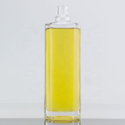 High Quality Transparent 500ml Rum Glass Bottle Thick Bottom Guala Top With Lids 