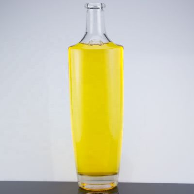 Thick Bottom Cork End Spirits Liquor Glass Bottle 750ml Custom Design On Sale