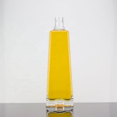 Drop Widen Bottom Narrow Shoulder Super Flint Glass Bottle 700 Ml Gin Frost Bottle 