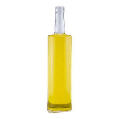 750ml 700ml Classic Thin Design Flawless Smooth Round Shape Liquor Vodka Whiskey Tequila Olive oil Glass Bottle With Cork Top 