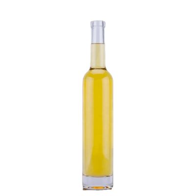 50 Cl Glass Bottle For Vodka Thick Bottom Long Round Shape Bottle With Frost Finish 