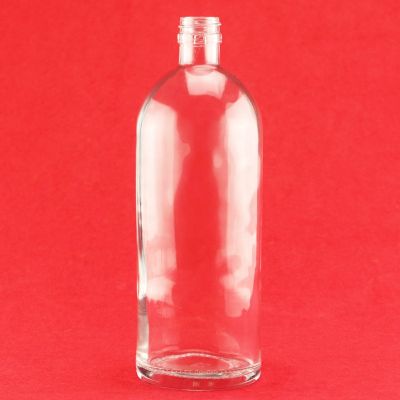 Chinese Wholesale Round Cylinder Shape Glass Bottle 75cl Short Neck High Capacity Liquor GLass Bottle 