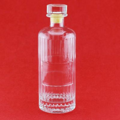 Round Liquor Short Neck Glass Bottle 750ml 16 Oz Empty Whiskey Bottle