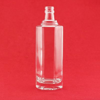 Machine Made High Flint 500ML Antique Glass Bottles 750ML Glass Vodka Bottles With Lid 