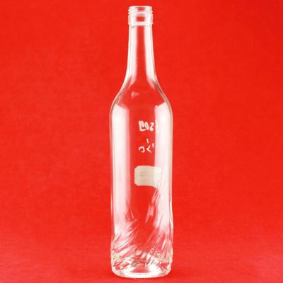Super Flint Glass 700ML Round Gin Bottles Glass Bottle Alcohol Gin