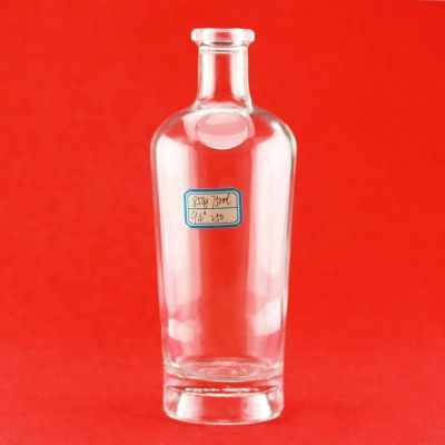 750ML Gin Bottles Custom Clear Glass Gin Bottle