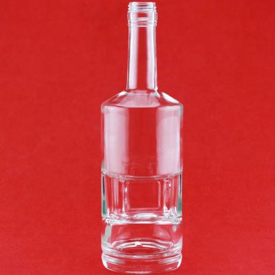 Unique Waist Design Glass Bottle 500ml 750ml Clear Glass Vodka Bottles 70CL Whiskey 700ML Screw Cap 