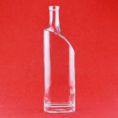 Unique Super Flint Vodka Bottle 700ml Rum Liquor Vodka Glass Bottle 