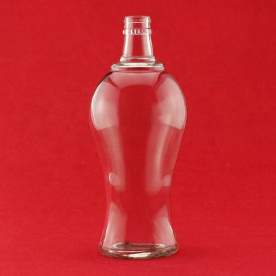 Best Selling Special Shape 750ml Liquor Glass Bottle With Screw Cap 