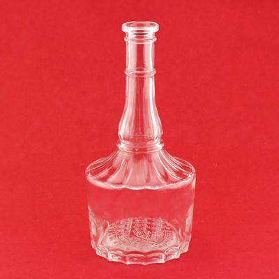 750ML Clear Glass Wine Bottles XO Brandy Glass Bottle with Cork Super Clear Glass Bottle Manufacturer 