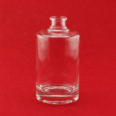 Cylinder Sexy Whiskey Bottle Super Flint Glass Bottle 50CL Clear Glass Bottles With Cork 