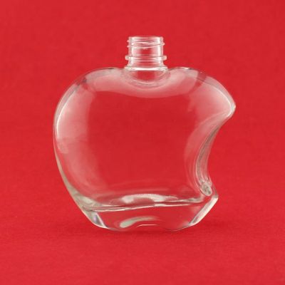 Glass Apple Bottle With Customized Design 500ml Custom Apple Shape Glass Wine Whiskey Bottle 