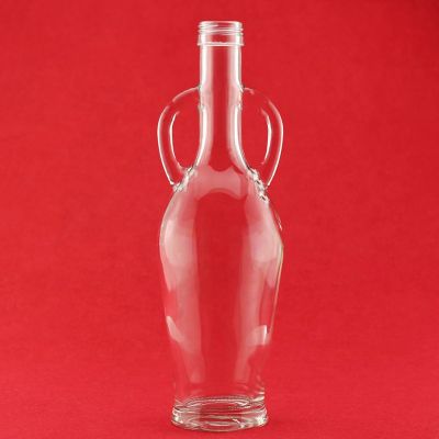 Unique Design Glass Spirits Bottle Whiskey Glass Bottle Supplier For Liquor 