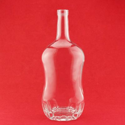 Unique Bottom Design for 750ML Whisky Bottle Different Sizes Vodka Bottles 750ML Cork Bottle Refillable 