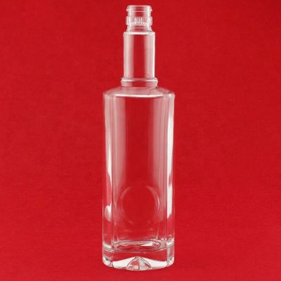 Free Samples Custom Paper Label Tequila Bottle Glass Bottle For Vodka Glass Wine Bottles With Stopper 