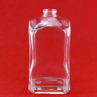 High Flint 700ml 750ml Unique Shape Bulged Top Short Neck Spirits Glass Bottle With Pull Ring Cap 