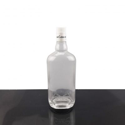 Top End Customized Design Refinement Frost 750ml Glass Wine Bottle For Closure 