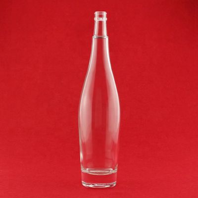 Factory Price High Quality Small Mouth Gin Glass Bottles 750ml With Plastic Cap 