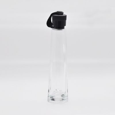 2019 new design compact portable glass perfume bottle 50ml 