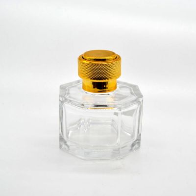 High quality cute short fat 100ML empty glass bottle cosmetic perfume 