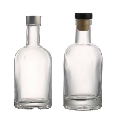 Custom Shape Xuzhou Empty Spirit 100ml 200ml 375ml 500ml 750ml 1 Liter Glass Bottle for Liquor 