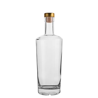 700ml transparent glass bottles super white material glass wine bottle whisky vodka bottle 