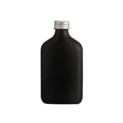 Empty 100 ml 200 ml 250 ml 350 ml Juice Cold Brew Coffee Wine Flat Glass Flask Bottle