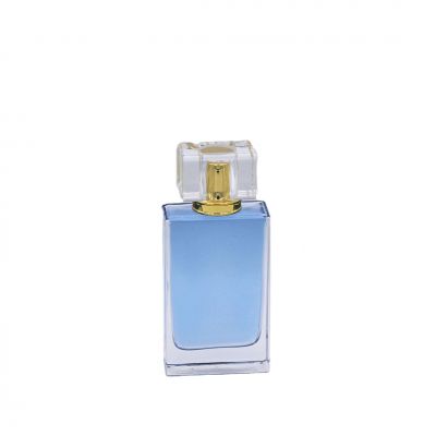 transparent fancy custom high quality empty glass perfume bottle wholesale 