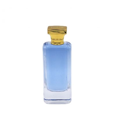 custom made clear glass packaging empty 50ml perfume bottle with luxury cap