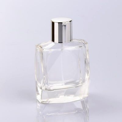 glass square perfume bottle 100ml