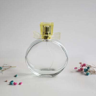 50ml round shape elegant perfume glass bottle 
