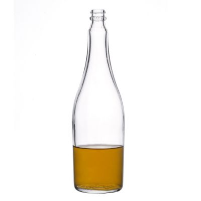 Factory Direct Sale Flint Clear Empty Round 500ml Wine Glass Bottle 