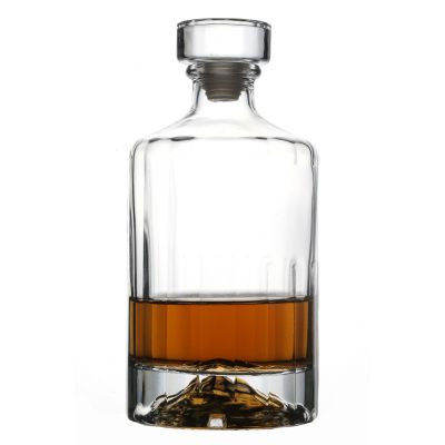 Hot Sale Glass Bottle Factory Wholesale Flint Customize 500ml Glass Liquor Bottle Manufacturers