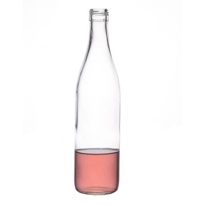 Factory Direct Sale Hot Sale Wine Screw Cap Customize 500ml Glass Liquor Bottle 