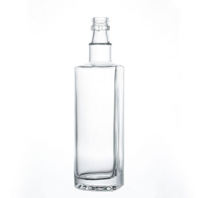 Factory Supply High Quality Customizable Thick Heavy Flint Glass Bottles Wholesale 