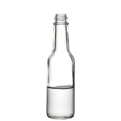 Hot sale Clear Empty Customize 150ml Glass Bottle for Liquor Wholesale