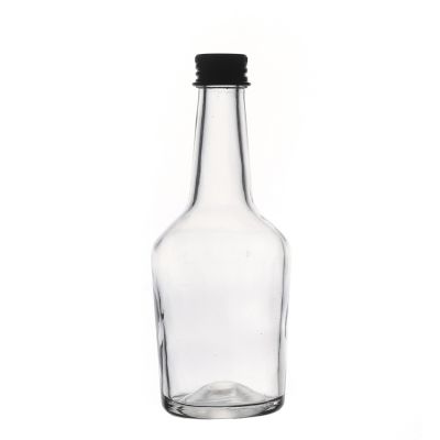 Various Capacity Wholesale Customize Liquor Screw Top Glass Mini Flint Wine Bottle 