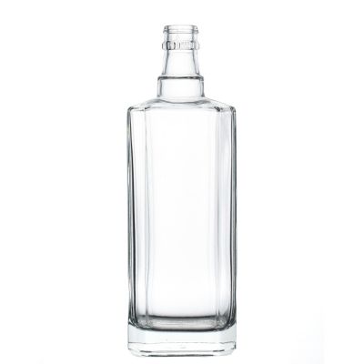 Wholesale Hot Selling Empty Flint Glass Liquor 500ml Wine Crystal Bottle 