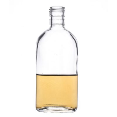 Flint Square Shape Hot sale Clear Customize Wine Glass Bottle Factory 