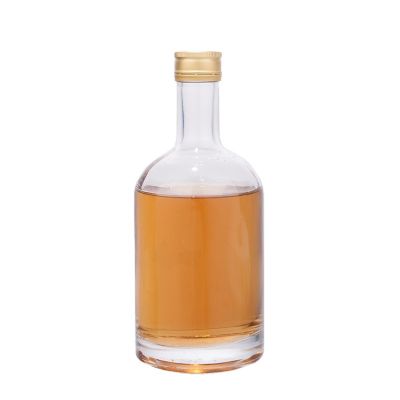 375ml Liquor Glass Vodka Bottle with ropp lid 