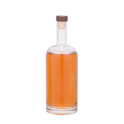 500ml high grade round glass Rum bottles, tequila bottle 