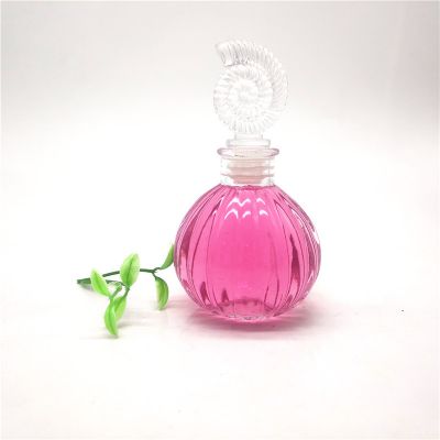 150ml wholesale empty ball spherical glass reed diffuser bottle with rubber stopper 