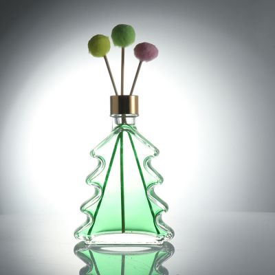 200ML Well Sell Creative Glass Aromatherapy Bottle Christmas Tree Fragrance Bottle Home Decoration Aroma Bottle 